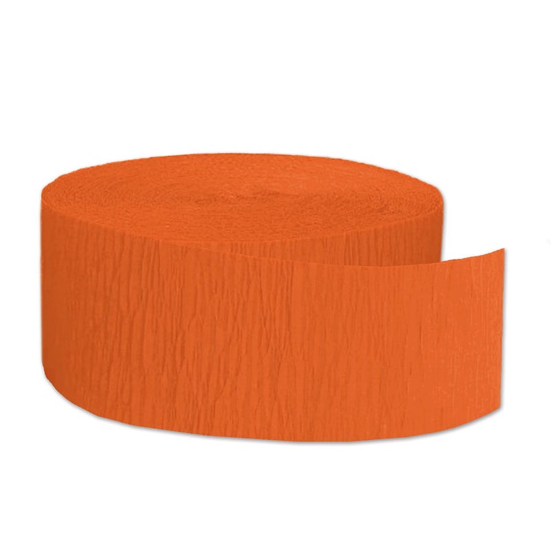 FR Festive Crepe Streamer (orange) Party Accessory (1 count) (1/Pkg)